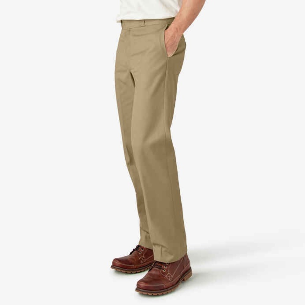 NEW Dickies 874 Classic Work Khaki No Iron Stain Release Pants Men's 38x34